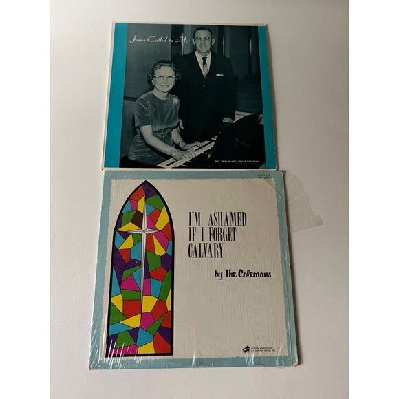 The Colemans Jesus Called To Me /I'm Ashamed If I Forget Calvary LP VG/VG+